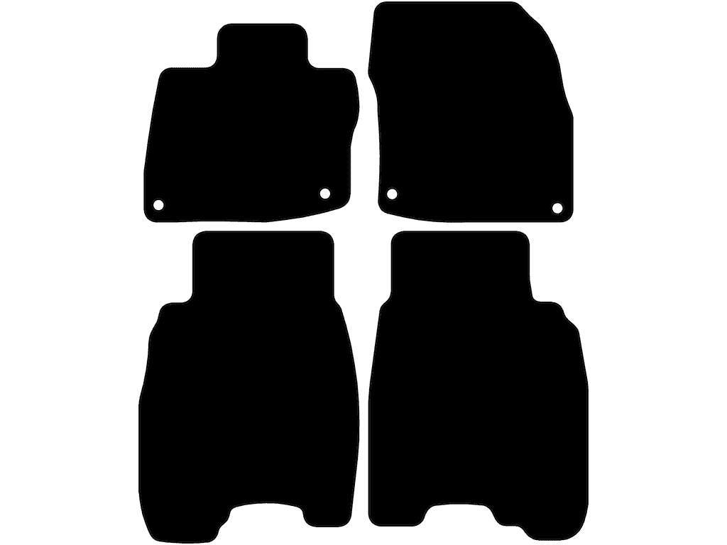 3/5 puertas | Alfombrilla de copiloto con Sistema de fijación | Sistema de fijación: Clips ovalado (con ojal) | Variante 2