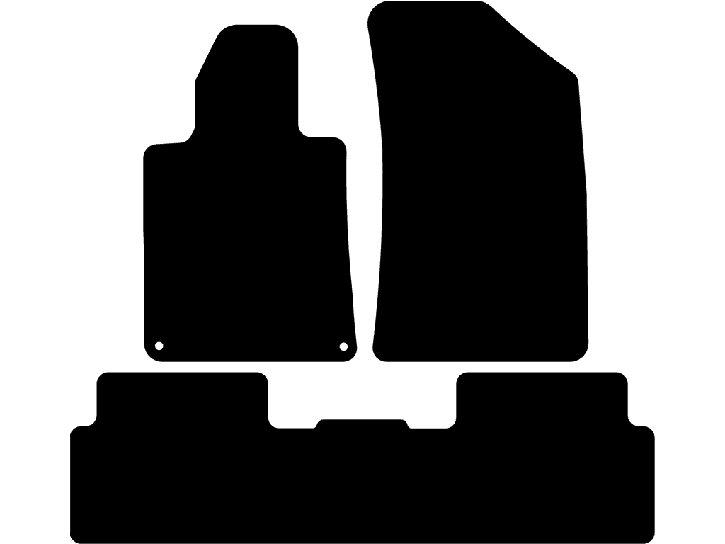 Berlina / SW | Alfombrilla trasera pieza única | Variante 1