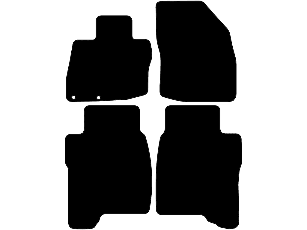 3/5 puertas | Alfombrilla de copiloto sin Sistema de fijación | Sistema de fijación: Clips (con ojal) | Variante 2