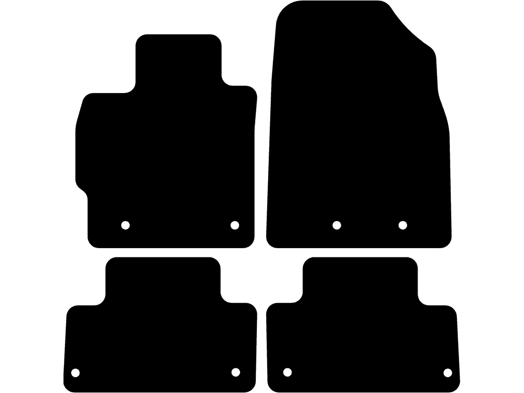 Distancia entre puntos de fijación (copiloto) 17,5 cm