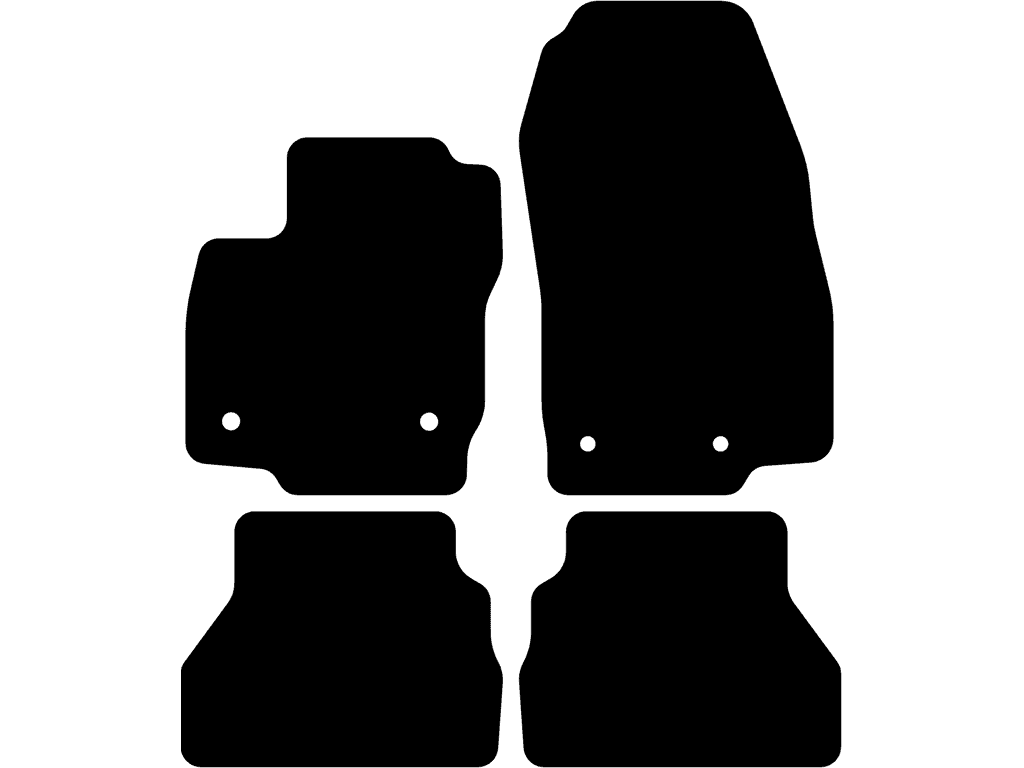 Alfombrilla de copiloto con fijacion