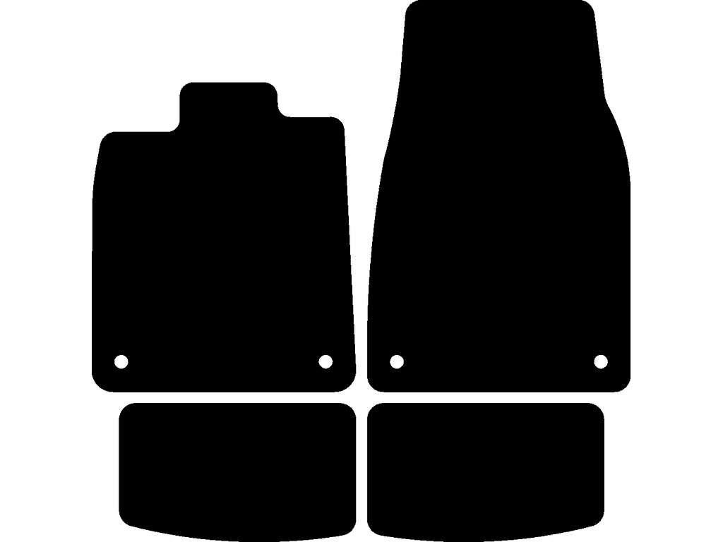 Alfombrillas para Porsche Taycan 2020 - 2026