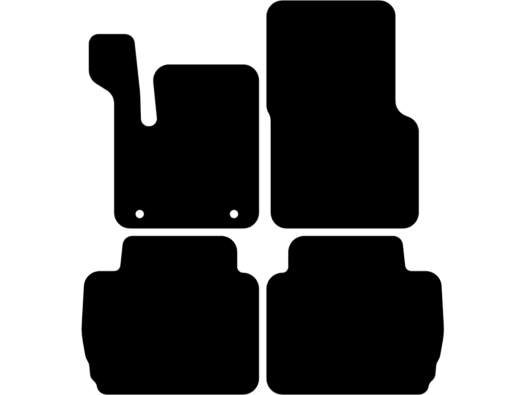 Dos alfombrillas traseras