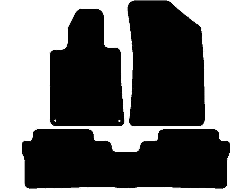 Berlina / SW | Alfombrilla trasera pieza única | Variante 2