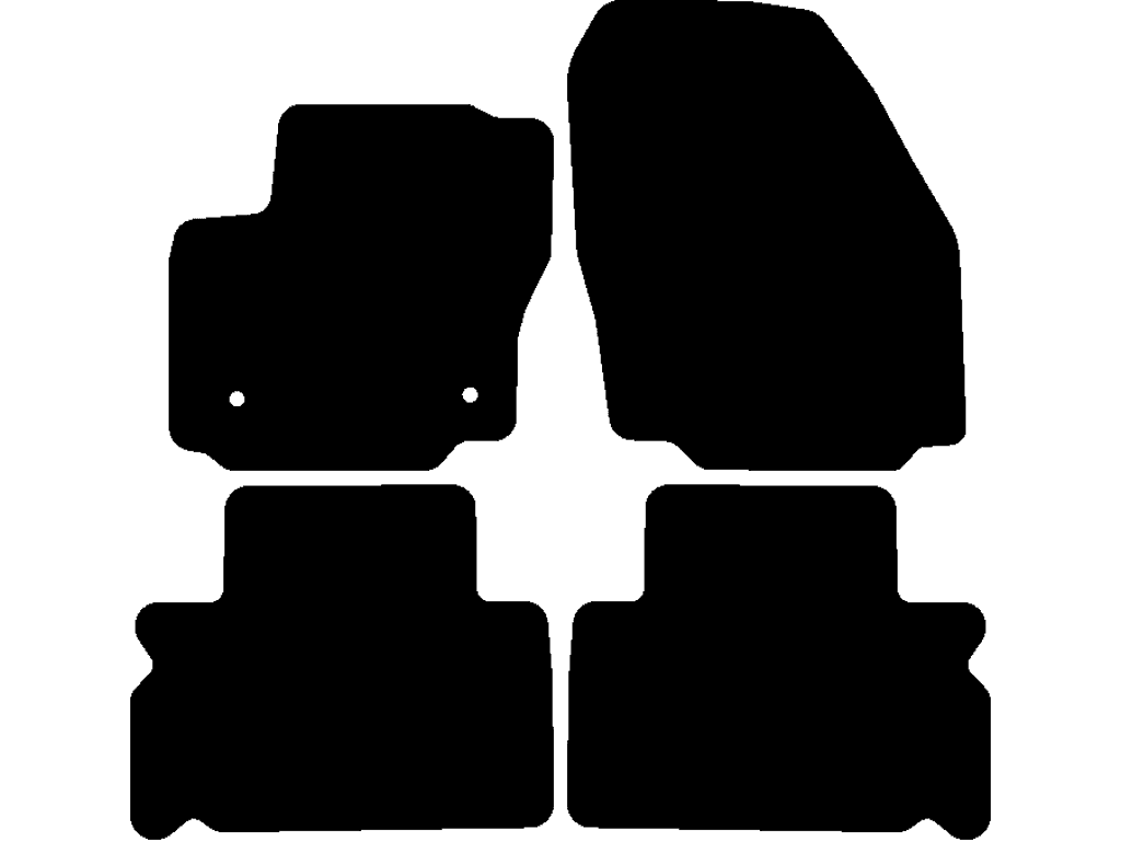 5 plazas | Distancia entre puntos de fijación (conductor) 25.1 cm