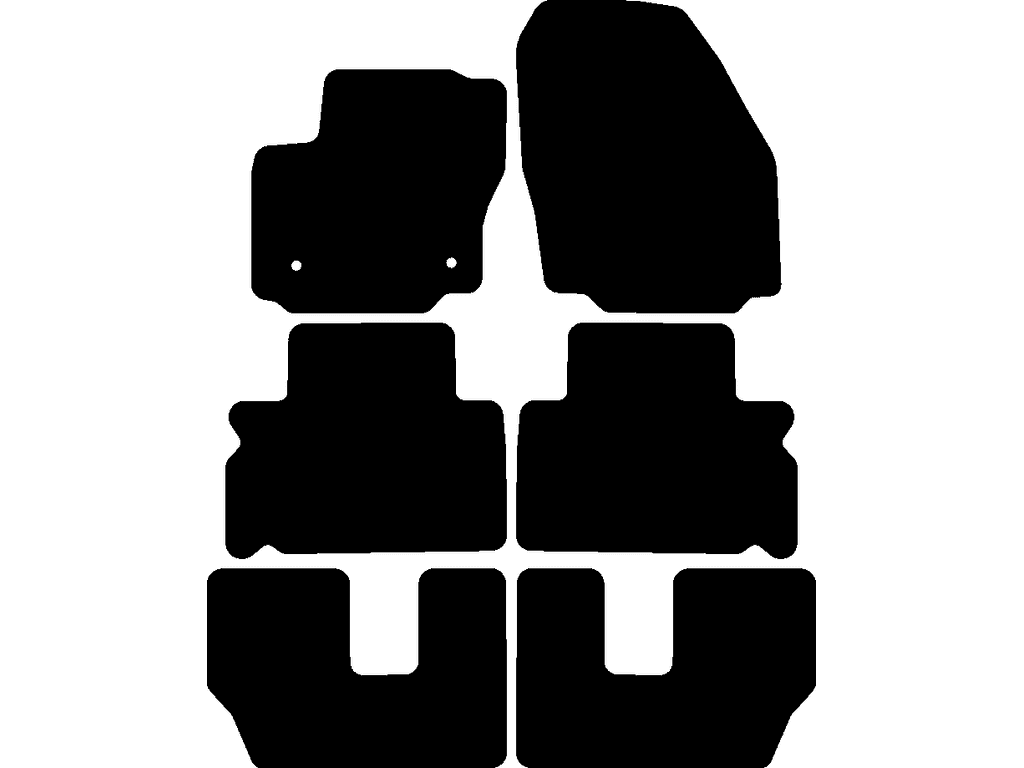 7 plazas | Distancia entre puntos de fijación (conductor) 25.1 cm