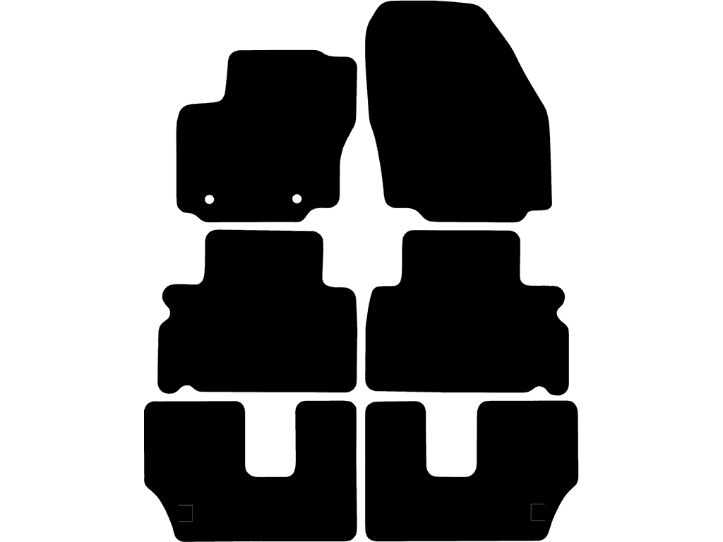 7 plazas | Distancia entre puntos de fijación (conductor) 31,7 cm