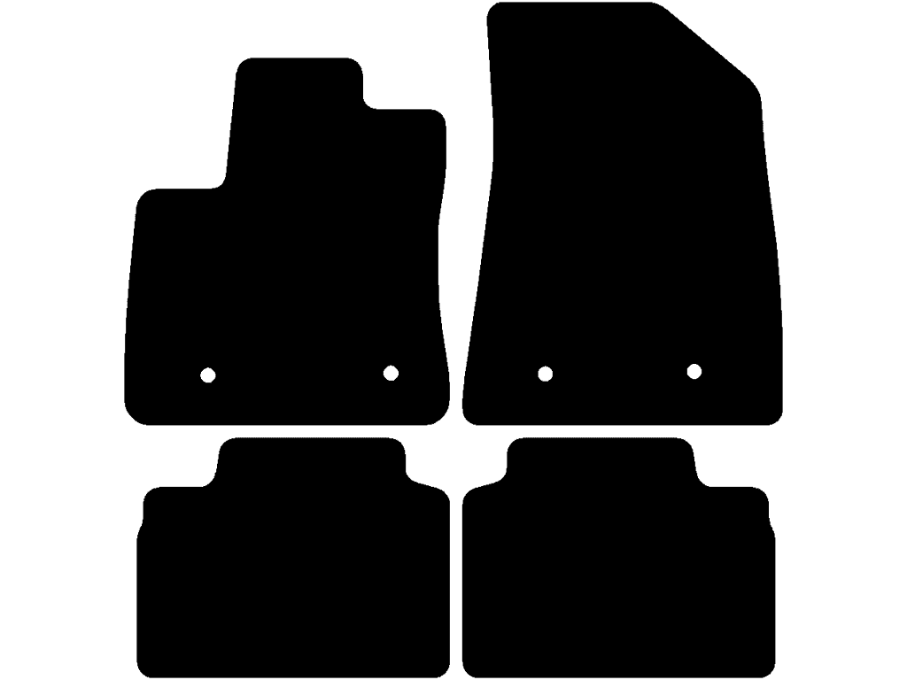 Electric | Dos alfombrillas traseras | Variante 2