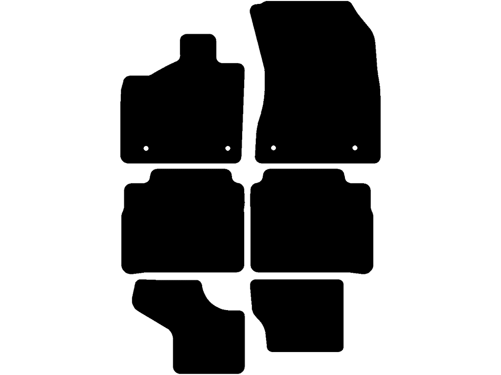 7 plazas | Variante 2 | Distancia entre puntos de fijación (conductor) 30,8 cm