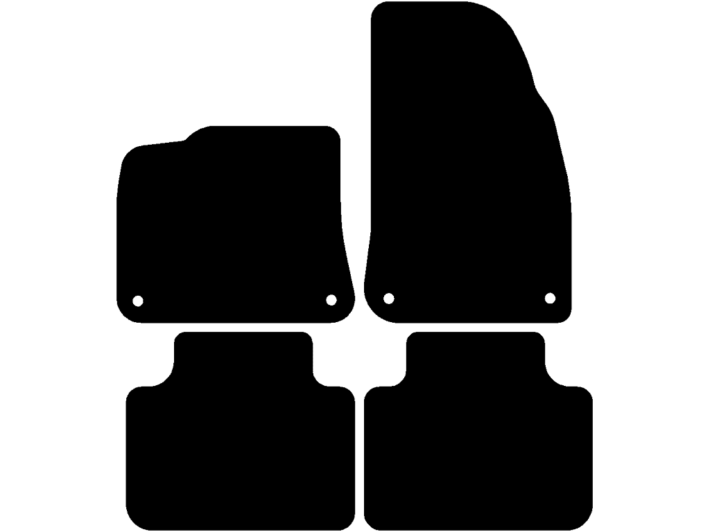 SUV / Coupé | Sin sistema de sujeción en las alfombrillas traseras