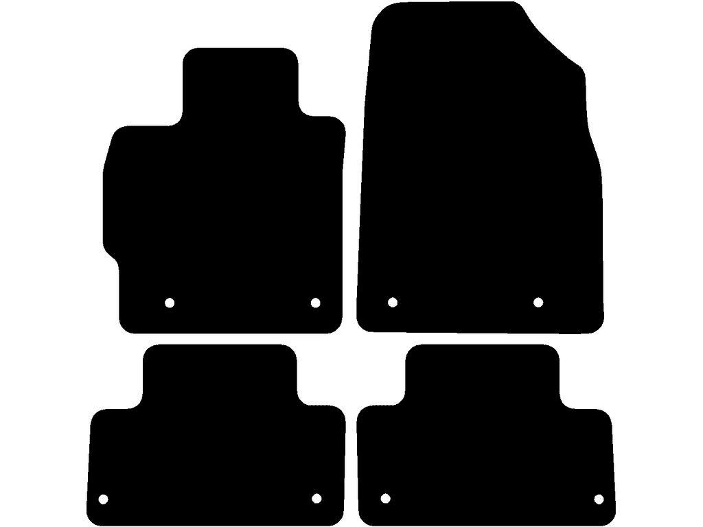 Distancia entre puntos de fijación (copiloto) 29 cm