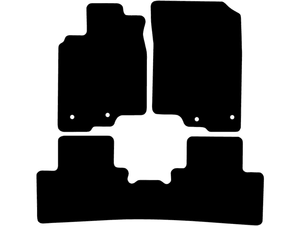 Alfombrilla de copiloto con Sistema de fijación | Sistema de fijación: Clips con tornillo