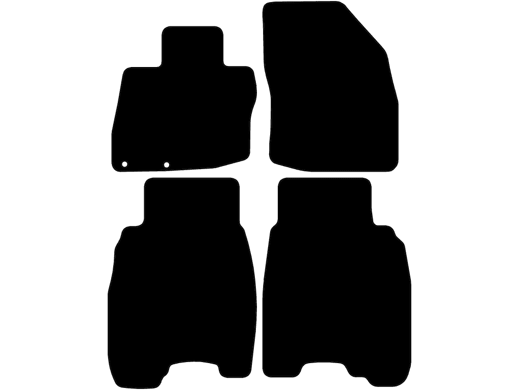 3/5 puertas | Alfombrilla de copiloto sin Sistema de fijación | Sistema de fijación: Clips (con ojal) | Variante 1