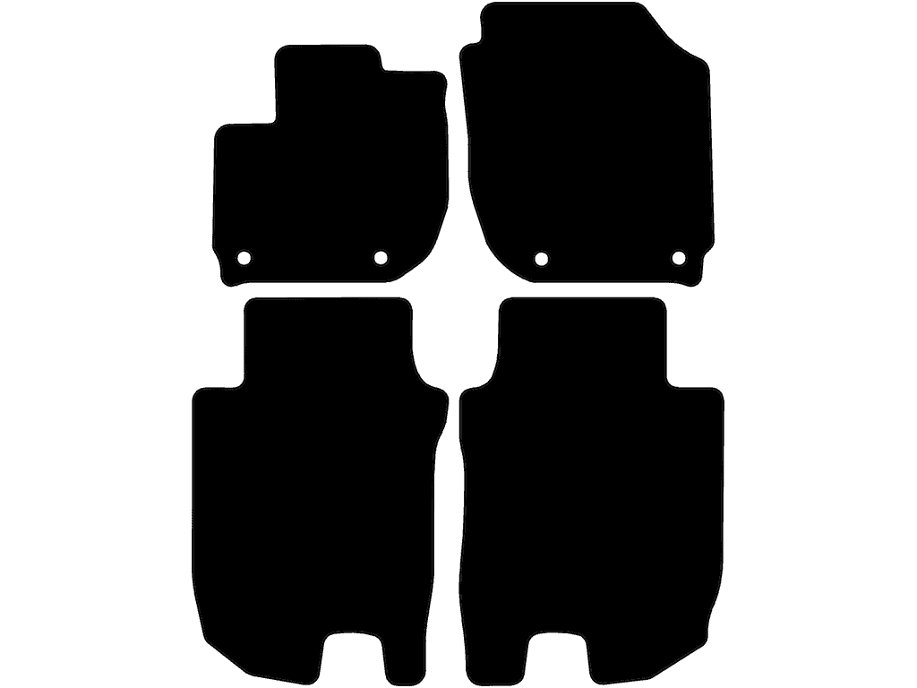 Alfombrilla de copiloto con fijacion