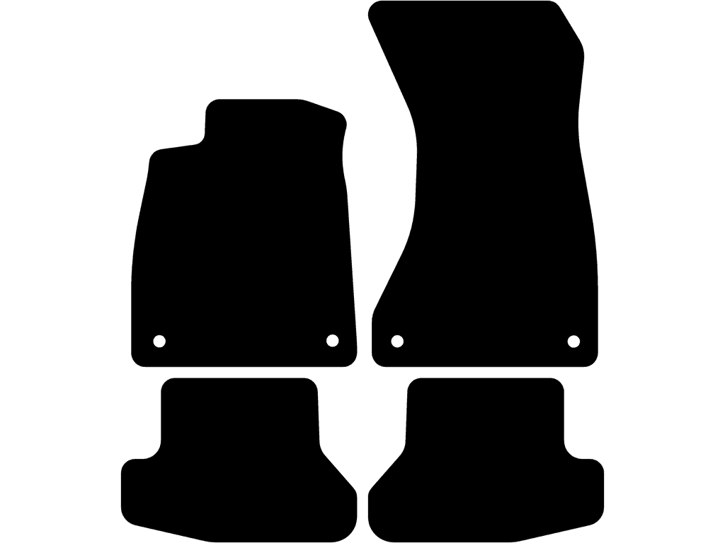 Coupé | Sin sistema de sujeción en las alfombrillas traseras