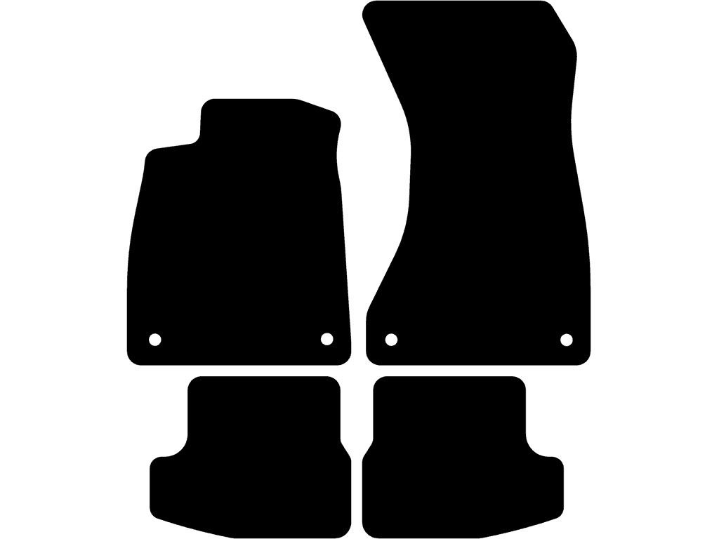 Cabrio | Sin sistema de sujeción en las alfombrillas traseras