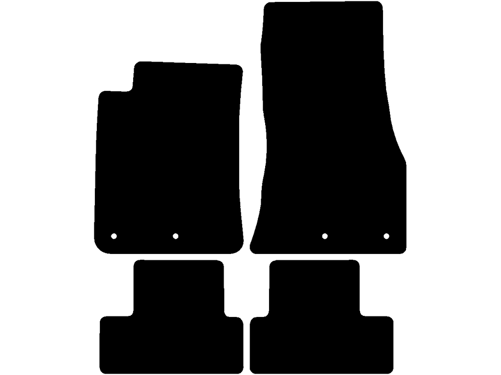 Alfombrilla de copiloto con Sistema de fijación | Sistema de fijación: Clips (con anillo)