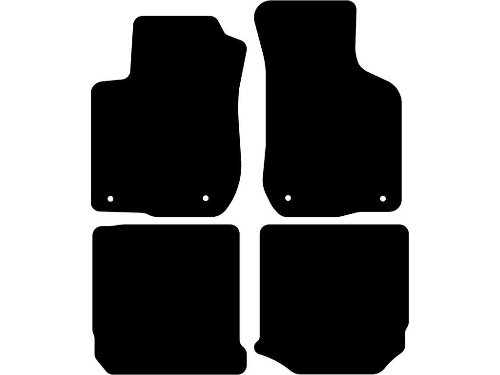 Sin sistema de sujeción en las alfombrillas traseras | Sistema de fijación: Clip tipo ancla