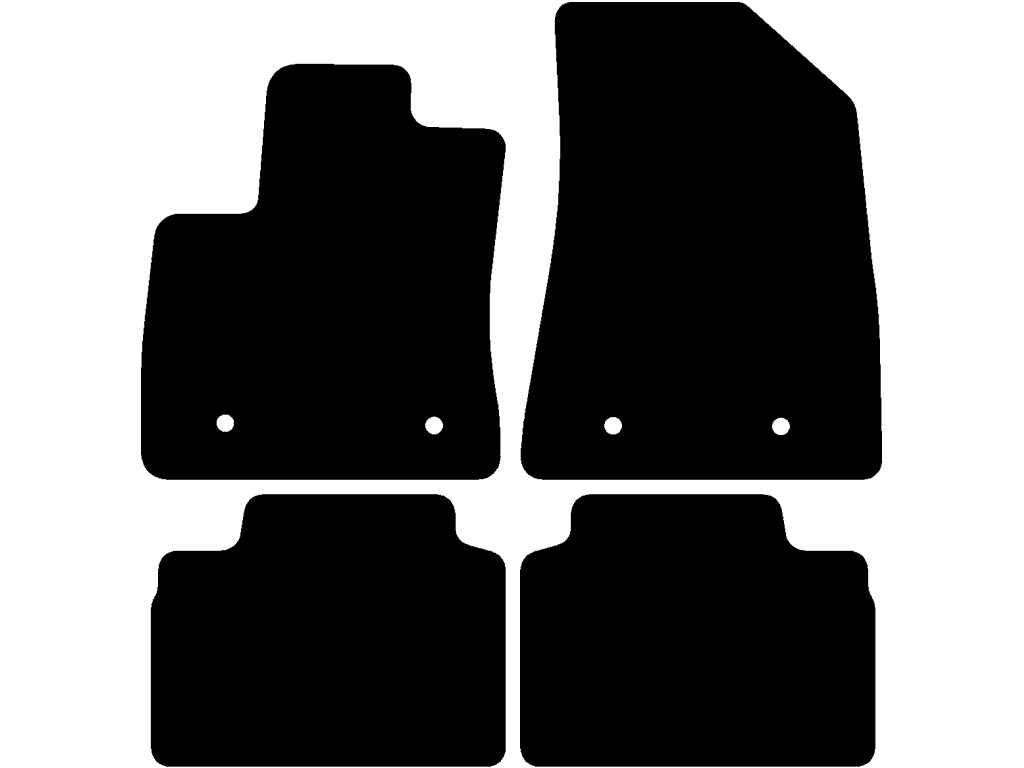 Electric | Dos alfombrillas traseras | Variante 1