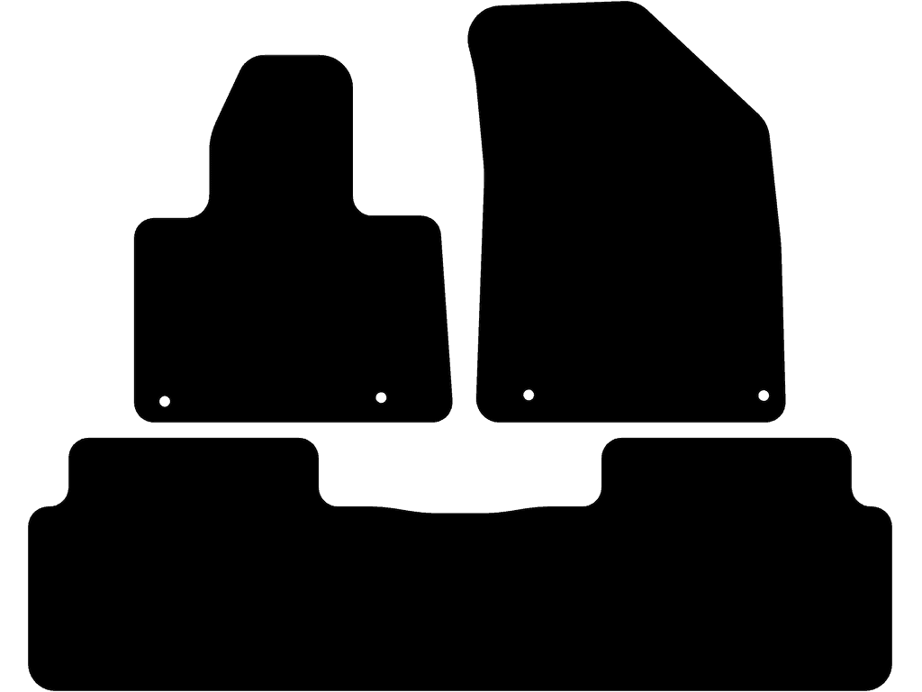 Sedán / Tourer | Alfombrilla trasera pieza única