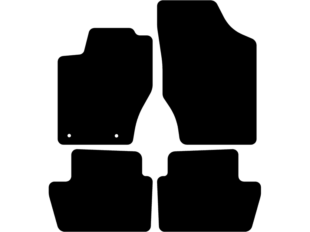 Sistema de fijación: Clips tipo tornillo