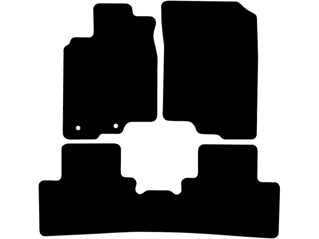 Alfombrilla de copiloto sin Sistema de fijación | Sistema de fijación: Clips