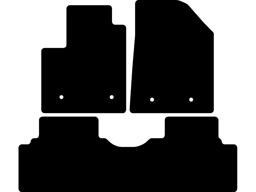 Electric | Alfombrilla trasera pieza única | Variante 2