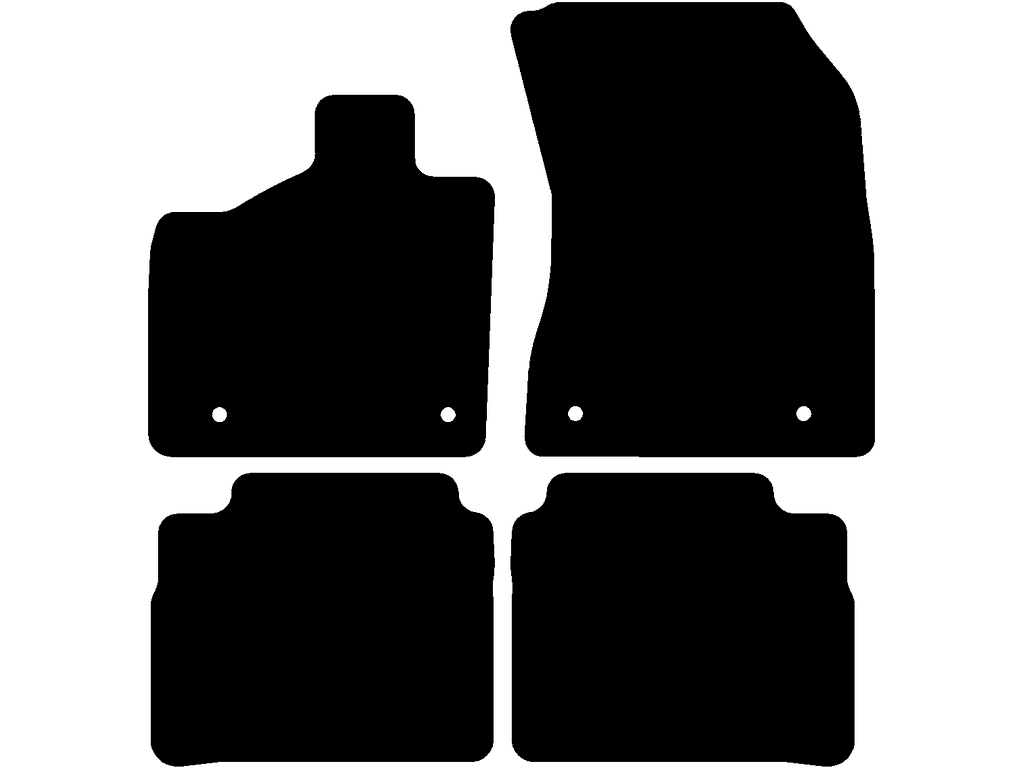 5 plazas | Variante 2 | Distancia entre puntos de fijación (conductor) 30,8 cm