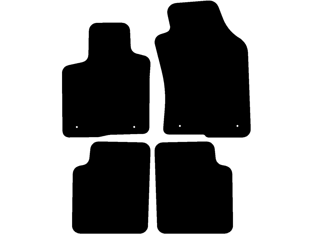 Alfombrilla de copiloto con fijacion