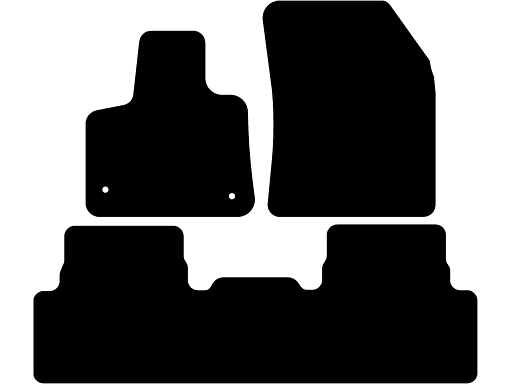 C5 Aircross | Gasolina/Diesel | Alfombrilla trasera pieza única