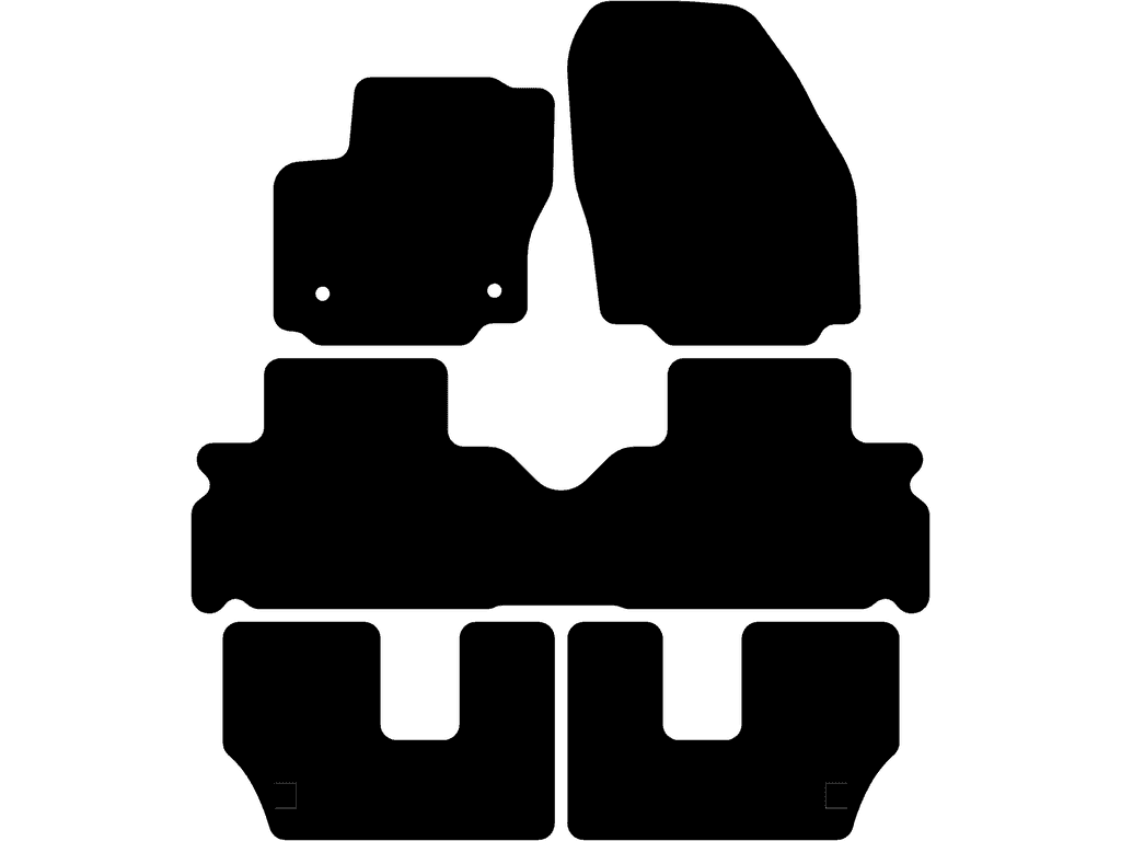 7 plazas | Distancia entre puntos de fijación (conductor) 31,7 cm