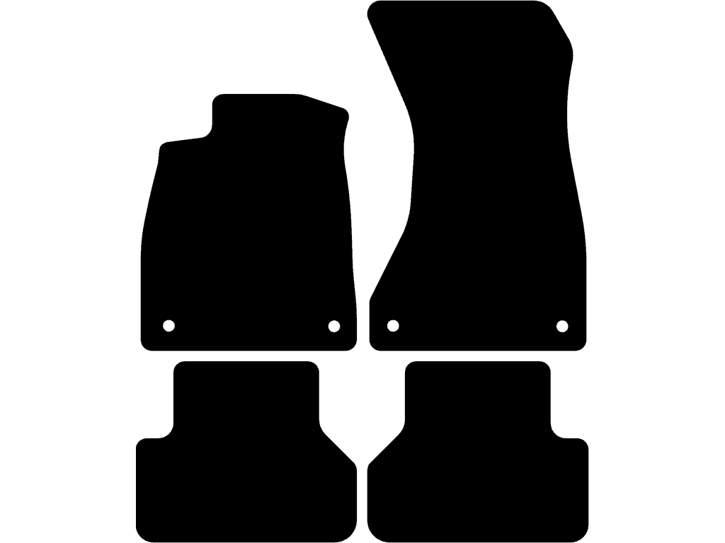 Avant / Sedán / Allroad Quattro | Sin sistema de sujeción en las alfombrillas traseras