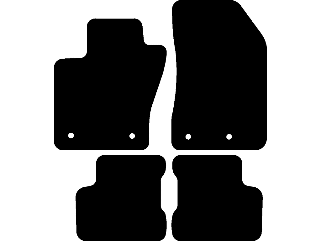 Distancia entre puntos de fijación (Pasajero) 18 cm | Variación 2