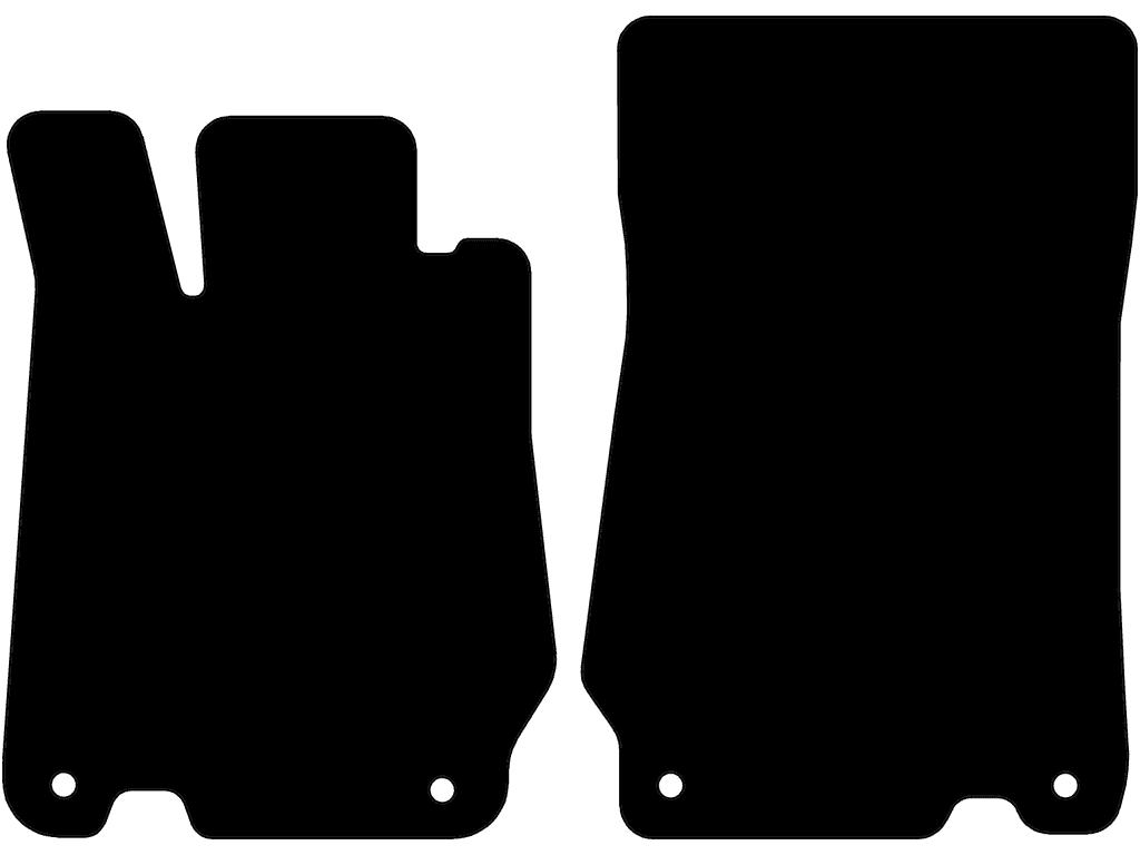 Alfombrilla de copiloto con Sistema de fijación | Sistema de fijación: Clips + pasador para el suelo