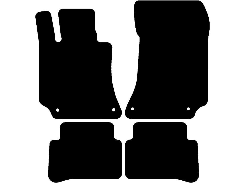 Alfombrilla de copiloto con fijacion