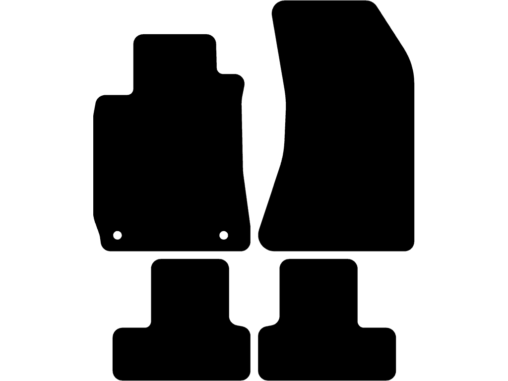 Alfombrilla del conductor con sistema de fijación