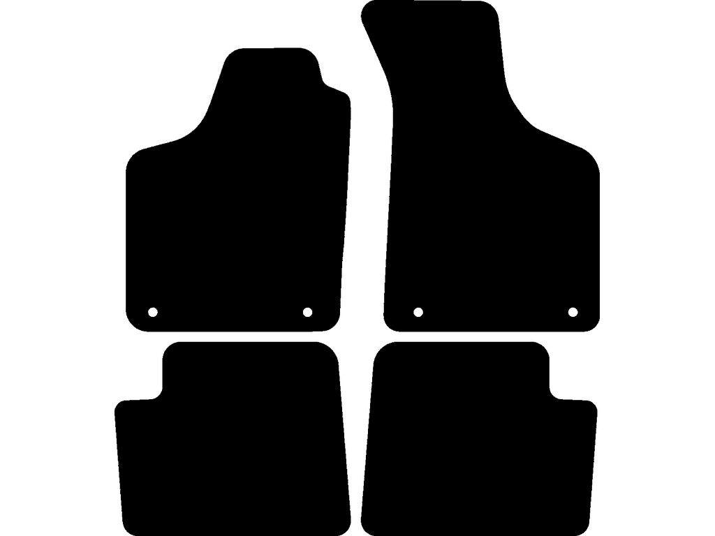 1 | Alfombrilla de copiloto con fijacion