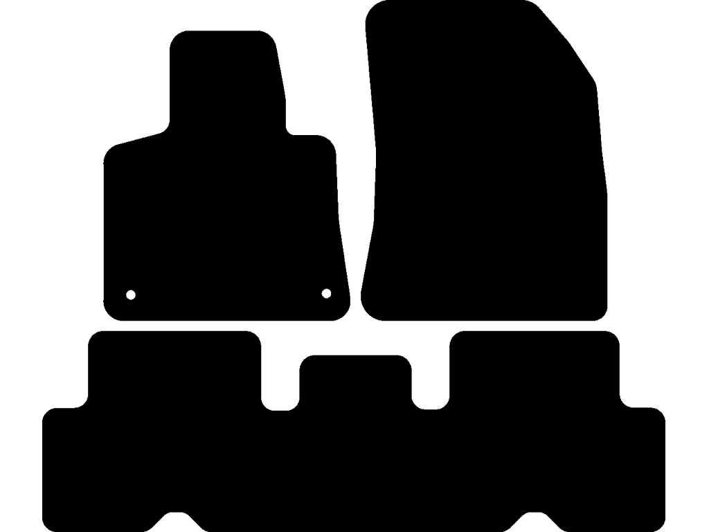 5 plazas | Con conexión de 12V para la segunda fila de asientos