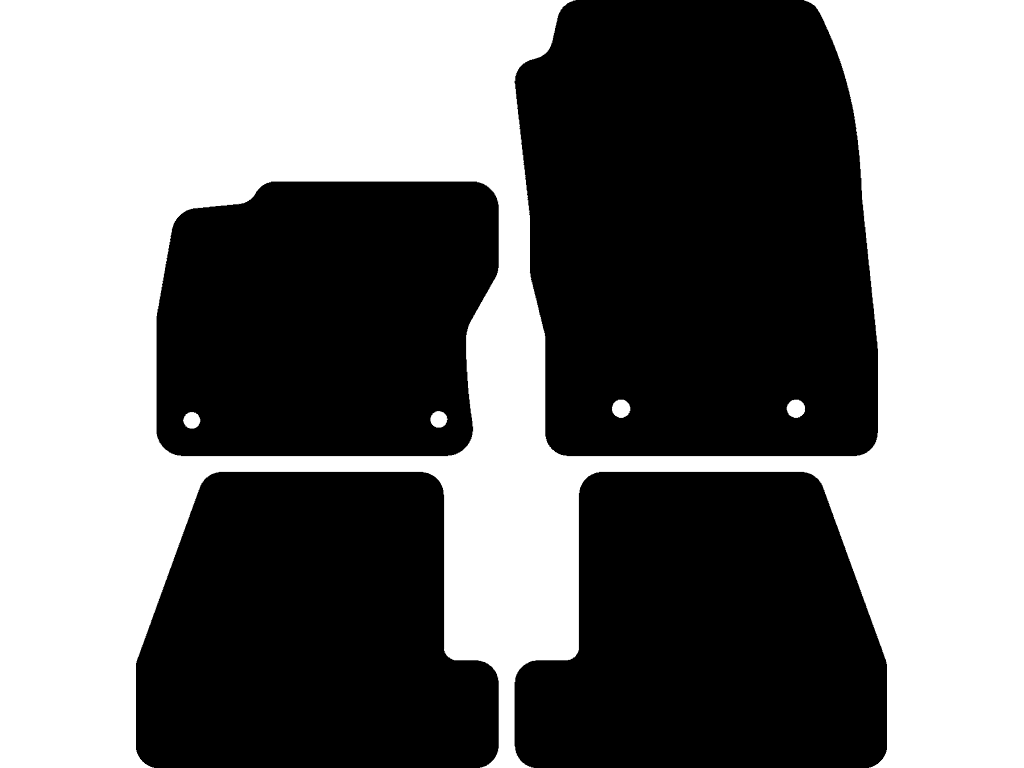 Mk3 | 5 puertas / Familiar / Sedán | Alfombrilla de copiloto con Sistema de fijación | Variante 2