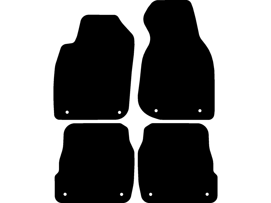 Avant / Sedán | Sistema de fijación: Clips (con ojal) | Con sistema de sujeción en las alfombrillas traseras