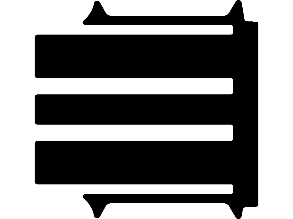 Trasera | 6 railes | Doble puerta corredera