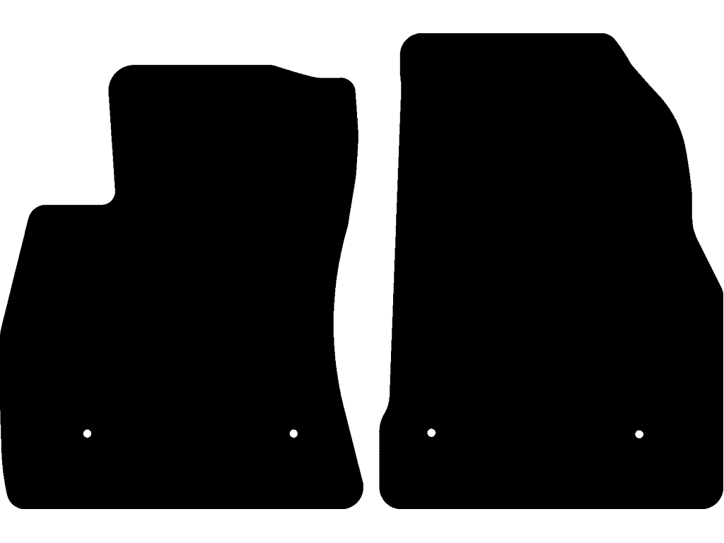 Alfombrilla de copiloto con fijacion